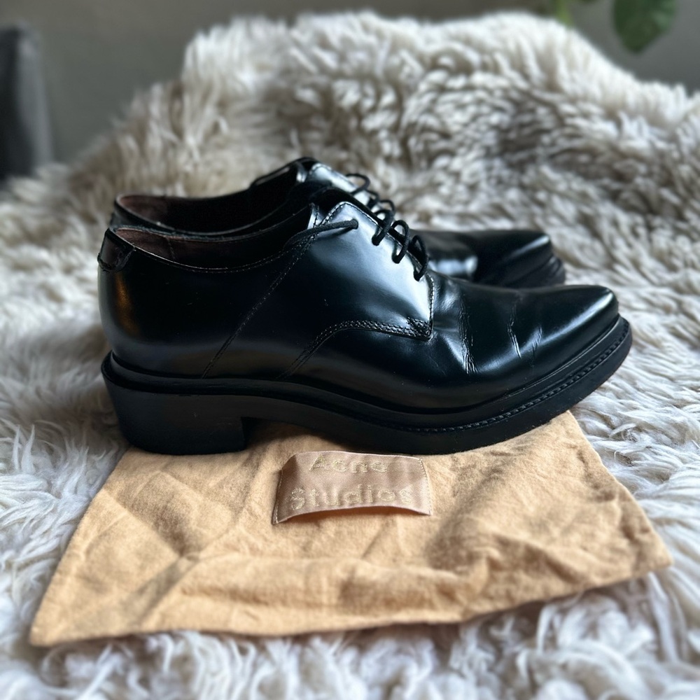 Acne studios Lark shoe in black EU 40
